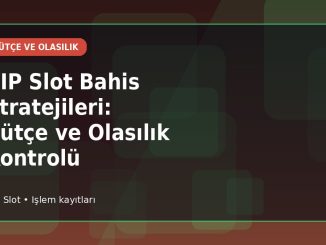 VIP Slot Bahis Stratejileri: Bütçe ve Olasılık Kontrolü kapak görseli